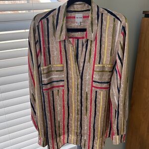 NIC+ZOE Striped Blouse - 2X